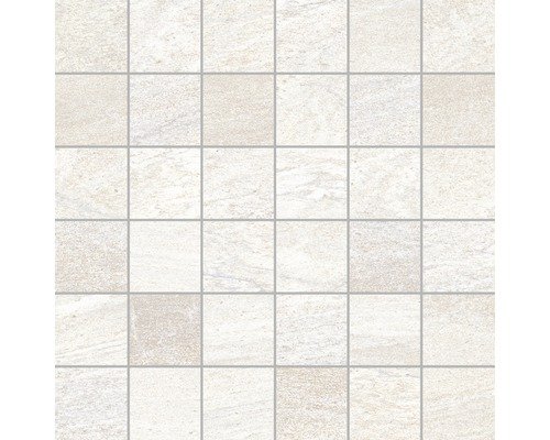 Feinsteinzeugmosaik Sahara blanco 30x30 cm