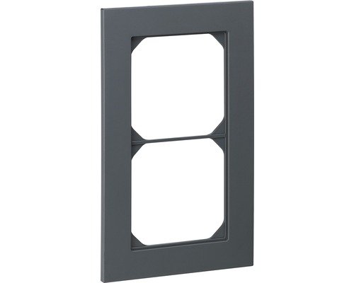 Abdeckrahmen K Pro 2fach anthrazit