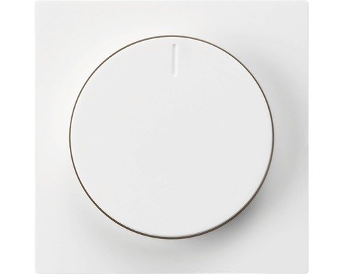 Frontplatte Drehdimmer weiss