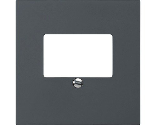 Frontplatte Kallysto T+T 6p RJ45 Steckdose anthrazit