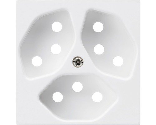 Frontplatte Kallysto 3xT13 parallel weiss