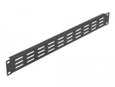 Delock 66679 19 Zoll Netzwerkschrank-Blindabdeckung 1 HE Schwarz