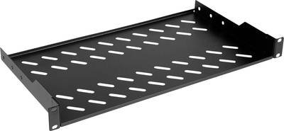 ROLINE 19-Zoll Fachboden 1 HE, 250 T 15 kg schwarz