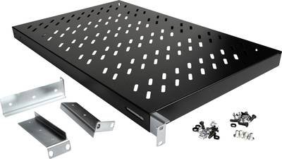 ROLINE 19-Zoll Fachboden 1 HE, verstellbar 700 T 50 kg schwarz