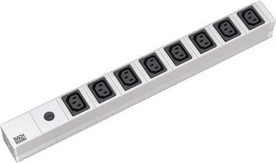 Bachmann 333540 19 Zoll Netzwerkschrank-Steckdosenleiste Mehrfarbig