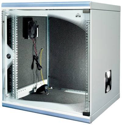 Apranet 26500960 19 Zoll 19 Zoll Netzwerkschrank 12 HE Grau