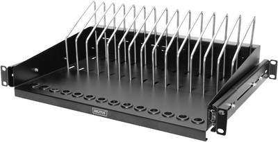 Digitus DN-97665 19 Zoll Netzwerkschrank-Geräteboden 1 HE Ausziehbar, variable Befestigungsschienen Geeignet für Schrank