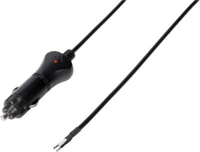 TRU COMPONENTS Kfz-Stecker inkl. Kabel Belastbarkeit Strom max.=5 A 12 V/DC