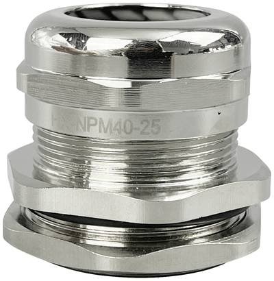 TRU COMPONENTS TC-10302852 Kabelverschraubung M40 Messing (vernickelt) Metall 1 St.