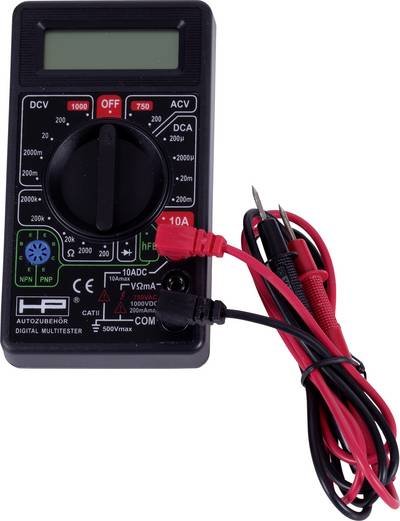 HP Autozubehör Hand-Multimeter digital CAT II 500 V