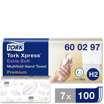 TORK 600297 Xpress Multifold Premium Papierhandtücher (L x B) 34 cm x 21.2 cm Weiß 2100 St.