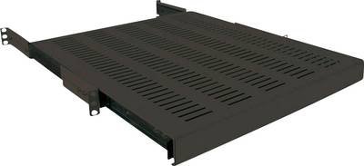 LogiLink SF1S65B 19 Zoll 1 HE Ausziehbar Geeignet für Schranktiefe: 800 mm Schwarz