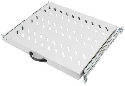 Digitus DN-19 TRAY-2-600 19 Zoll 1 HE Ausziehbar Geeignet für Schranktiefe: 600 mm Grau