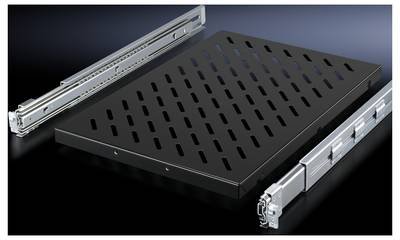 Rittal 5501.685 19 Zoll 1 HE variable Befestigungsschienen Geeignet für Schranktiefe: ab 1000 mm Schwarz