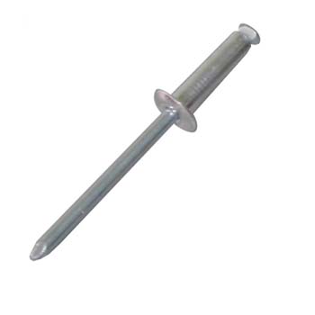Remache de alumino flor de cabeza alomada. - Rationalstock.es