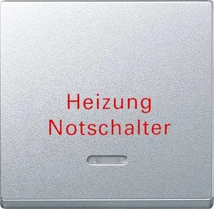 Merten Abdeckung Wechselschalter System M Aluminium 431860 1 St.