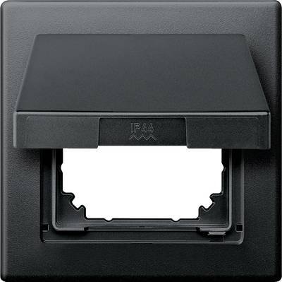 Merten Abdeckung Schutzkontakt-Steckdose mit Klappdeckel Anthrazit 478014 1 St.