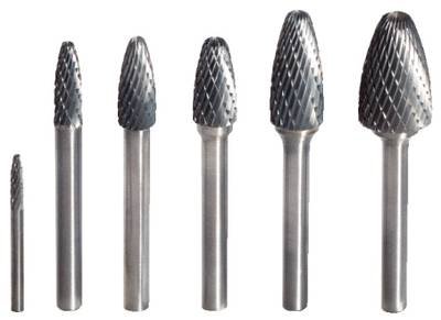 KS Tools 5153262 Frässtift Hartmetall Länge 61 mm Produktabmessung, Ø 6 mm