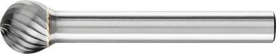 PFERD TOOLS 21112706 Frässtift Kugel Länge 49 mm Produktabmessung, Ø 10 mm Arbeits-Länge 9 mm Schaftdurchmesser 6 mm