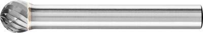 PFERD TOOLS 21112626 Frässtift Kugel Länge 47 mm Produktabmessung, Ø 8 mm Arbeits-Länge 7 mm Schaftdurchmesser 6 mm