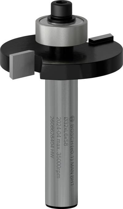 Bosch Accessories 2608628404 Nutfräser Hartmetall Länge 51 mm Produktabmessung, Ø 32 mm Schaftdurchmesser 8 mm