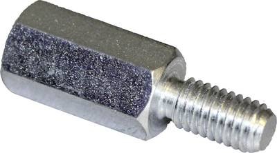 PB Fastener S48050X25 Abstandsbolzen (L) 25 mm M5 x 11 M5 x 10 Stahl verzinkt 10 St.