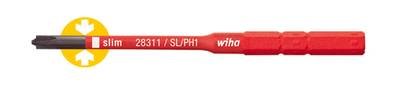 Wiha VDE-Wechselklinge slimVario Xeno Schlitz/PH 2x75mm VDE Schlitz, Plus/Minus Wechselklinge SL/PH 2 75 mm Passend für