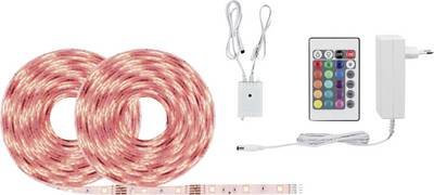 Paulmann SimpLED 78980 LED-Streifen-Komplettset mit Stecker 12 V 10 m RGB 1 St.