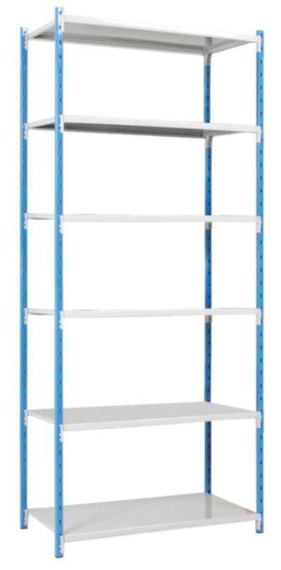 Manorga SA ZC252606NDTB Fachbodenregal-Grundmodul 110 kg (B x H x T) 1220 x 2500 x 610 mm Stahl pulverbeschichtet Himmel