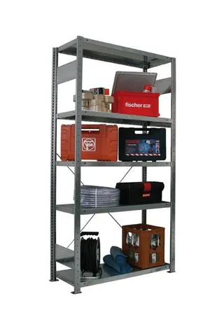 META Regalbau 95029 Fachbodenregal-Anbaumodul 150 kg (B x H x T) 1006 x 2500 x 436 mm Stahl verzinkt Verzinkt Metallbode
