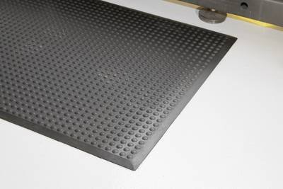 COBA Europe BF010003 BUBBLEMAT Anfang/Endstück Gummimatte (L x B x H) 900 x 600 x 14 mm Schwarz