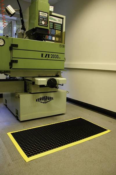 COBA Europe WS010701 Workstation Standard Arbeitsplatzmatte (L x B x H) 1.2 m x 0.6 m x 12 mm Schwarz