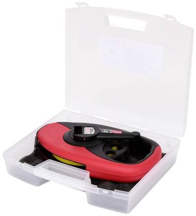 KS TOOLS Rahmenbandmaß mit gelbem Stahlband, Kunststoffgehäuse, 50m ( 300.0056 )