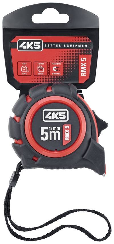 4K5 Tools RMX 5 RollMeter 5m 606.100-5 Maßband 5 m