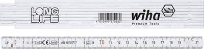 Wiha neu 27058 Zollstock 2 m Polyamid