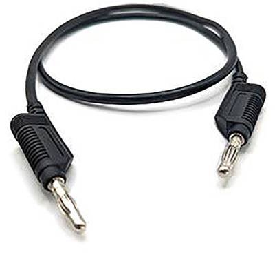 Mueller Electric 22.170-2M-0 Messleitung Bananenstecker 4 mm Bananenstecker 4 mm 2 m Schwarz 1 St.
