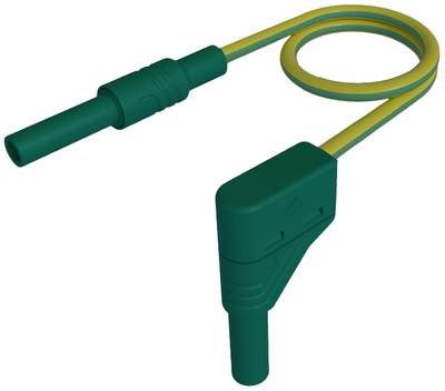 SKS Hirschmann MAL S WG-B 100/2,5 ge/gn Sicherheits-Messleitung 4 mm Sicherheits-Stecker 4 mm Sicherheits-Stecker 100 cm