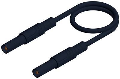 Hirschmann Test & Measurement MLS GG 100/2,5 sw Sicherheits-Messleitung Lamellenstecker 4 mm Lamellenstecker 4 mm 1.00 m