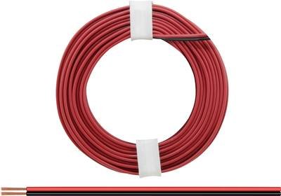 Donau Elektronik 218-5 Litze 2 x 0.14 mm² Rot, Schwarz 5 m