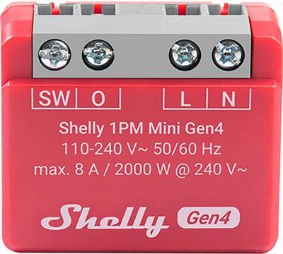 Shelly 1PM Mini Gen4 Funk-Schalter