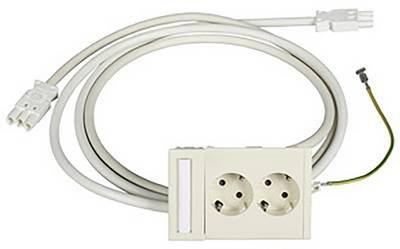 Schneider Electric 5940037 Einbaudose 2fach Steckdose 1 St. Weiß