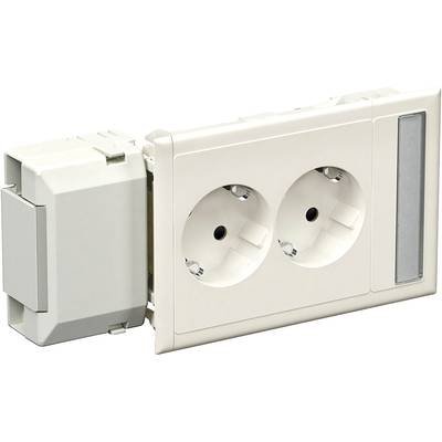 Schneider Electric 5940021 Einbaudose 2fach Steckdose 1 St. Weiß