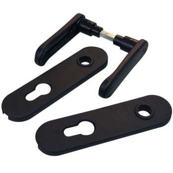 Manubrio para puertas de chapa