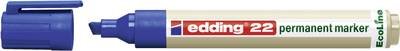 Edding edding 22 permanent marker EcoLine 4-22003 Permanentmarker Blau wasserfest: Ja