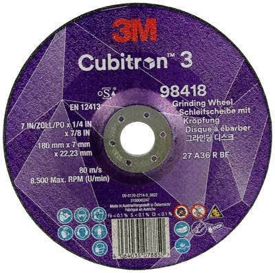 Cubitron 98418 Schruppscheibe Durchmesser 180 mm Bohrungs-Ø 22.23 mm 10 St.