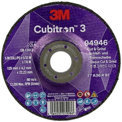 Cubitron 94946 Cubitron™ 3 Cut and Grind Schruppscheibe Durchmesser 125 mm Bohrungs-Ø 22.23 mm 10 St.