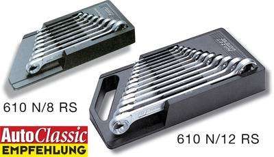 Hazet 610N/8RS Doppel-Ringschlüssel-Satz 8teilig Schlüsselweite (Metrisch) 6 - 22 mm