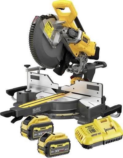 DEWALT DeWALT DCS781X2-QW, 450 mm, 23,2 kg, 1 Stück(e) Akku-Paneelsäge bürstenlos, inkl. Akku, inkl. Ladegerät 305 mm 30