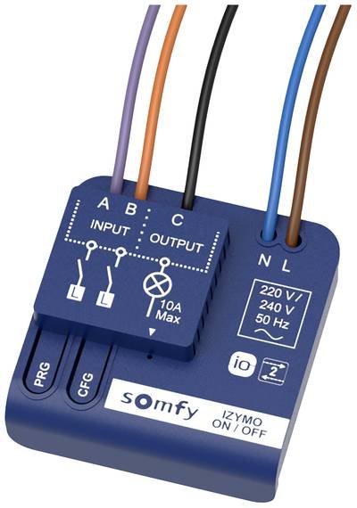 Somfy io (Izymo) 1822649 Funk-Alarmanlagen-Erweiterung Funk-Empfänger