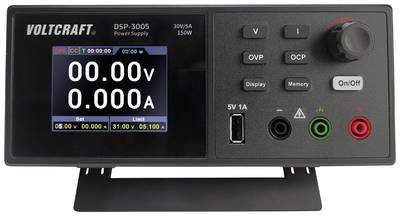 VOLTCRAFT DSP-3005 Labornetzgerät, einstellbar 0 - 30 V 0 - 5 A 150 W USB 2.0 Stecker A fernsteuerbar Anzahl Ausgänge 1